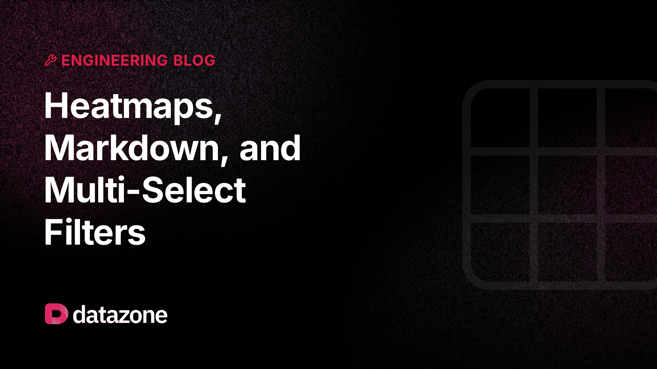 Heatmaps, Markdown Components, and Multi-Select Filters